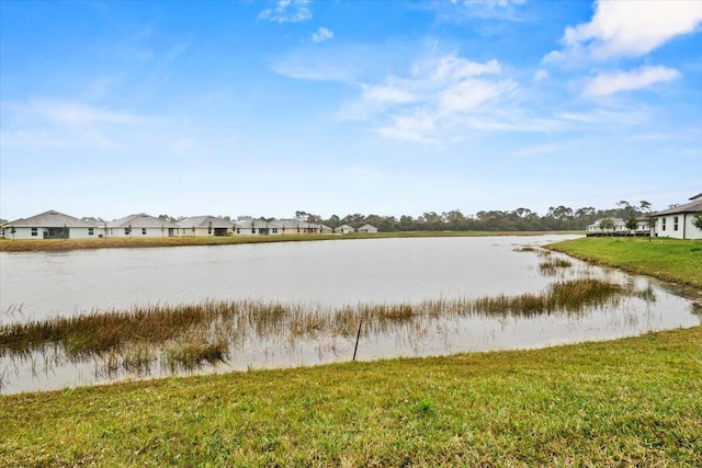 water view with a residential view