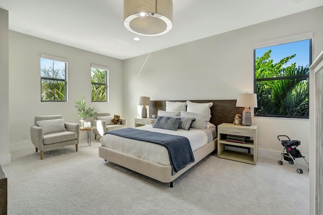 bedroom with carpet flooring