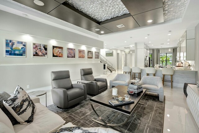 5525 Renoir Pl, Palm Beach Gardens, FL 33418 - community lobby with stairway and visible vents