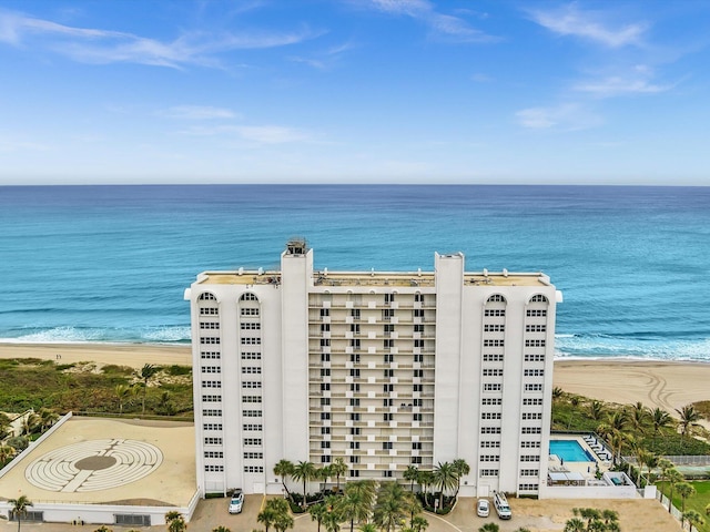 3000 S Ocean Blvd Unit 1504, Boca Raton, FL 33432 - bird's eye view of expansive beach and apartment complex