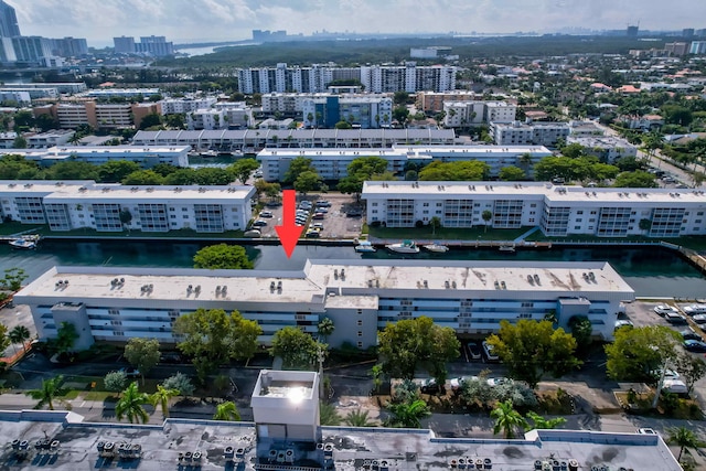 3600 NE 170th St Unit 407, North Miami Beach, FL 33160 - aerial view with a city view