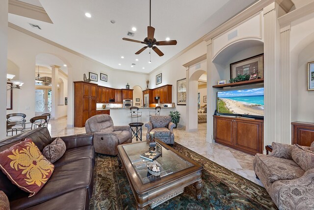 dining room featuring a healthy amount of sunlight and a chandelier