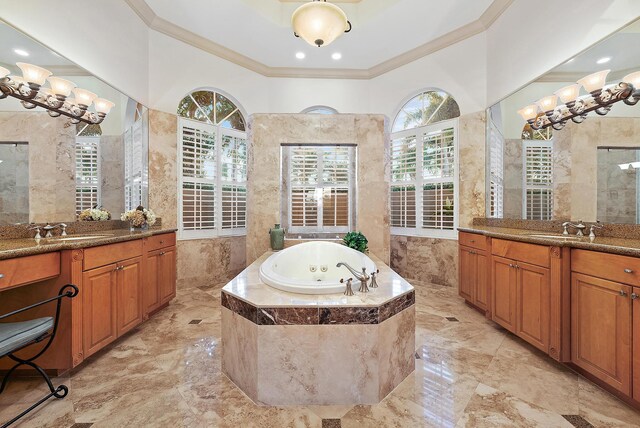 carpeted bedroom featuring ensuite bath