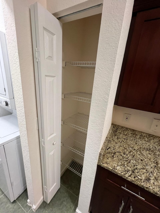 pantry with washer / clothes dryer