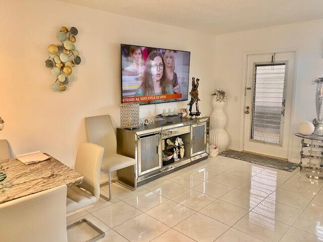 view of tiled living room