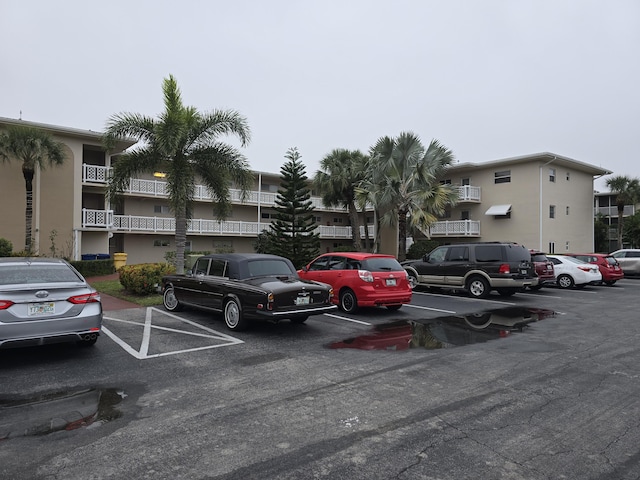 view of car parking