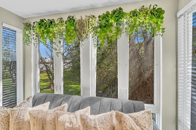 sunroom with a wealth of natural light