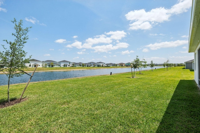 water view featuring a residential view