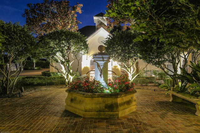 view of community featuring a patio