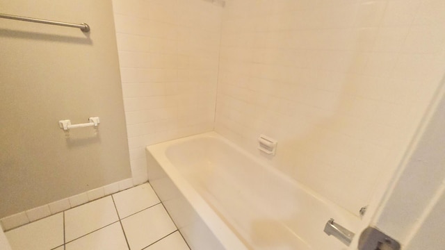 bathroom featuring tile patterned flooring