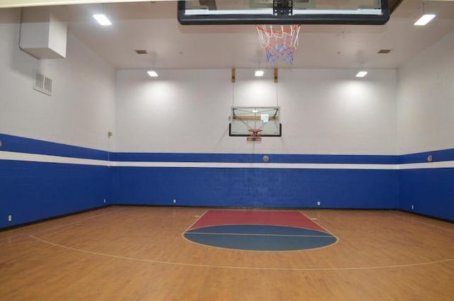 view of basketball court