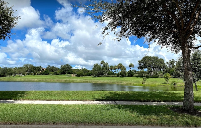 property view of water