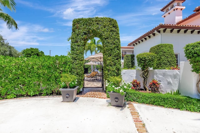 view of patio