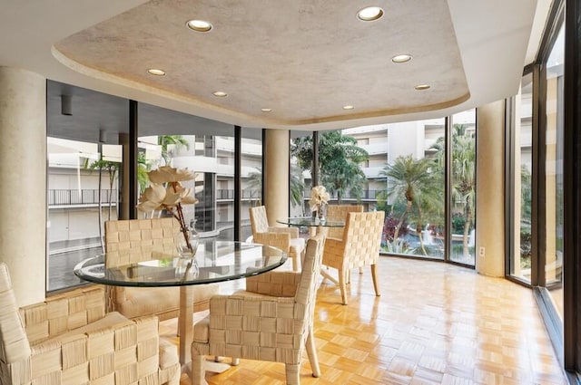 sunroom featuring a wealth of natural light