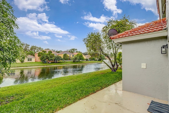 property view of water