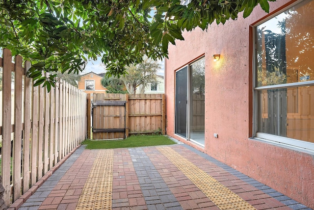 view of patio