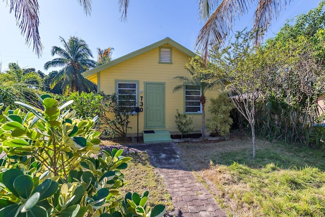 view of front of home