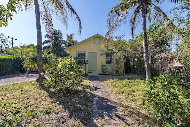 view of front of home