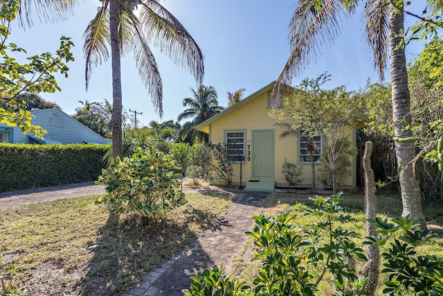 view of front of home