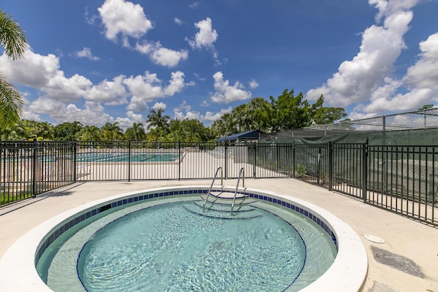 view of pool