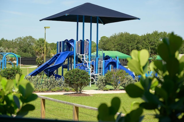 view of play area