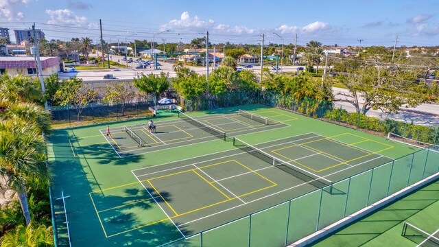 view of sport court