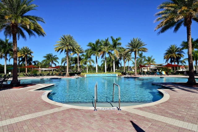 view of pool