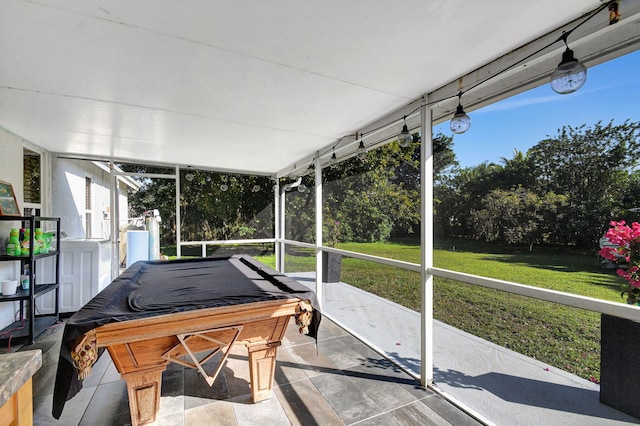 sunroom / solarium featuring plenty of natural light