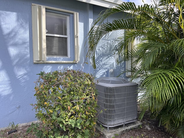 exterior details featuring central air condition unit