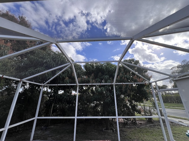 exterior space with a lanai