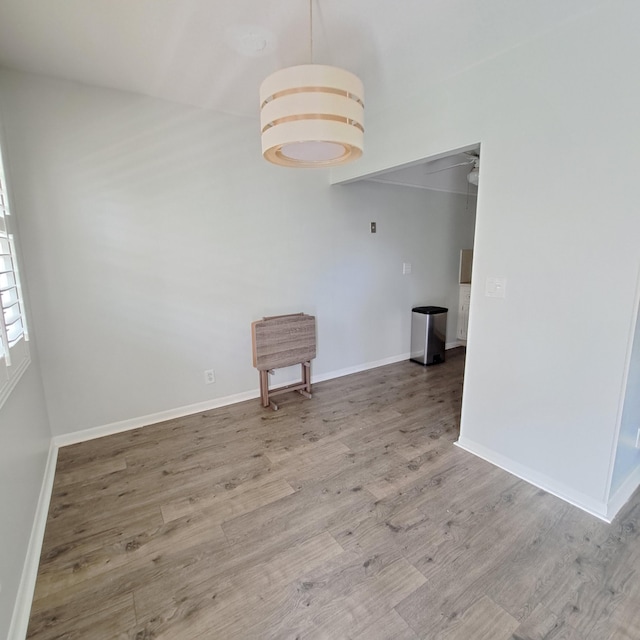 interior space featuring hardwood / wood-style floors