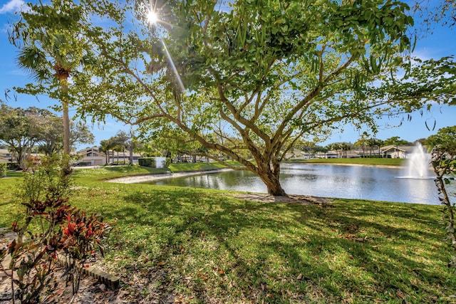 property view of water