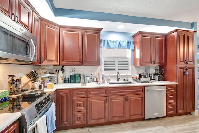 kitchen featuring sink and stainless steel appliances