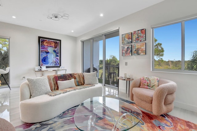 view of living room