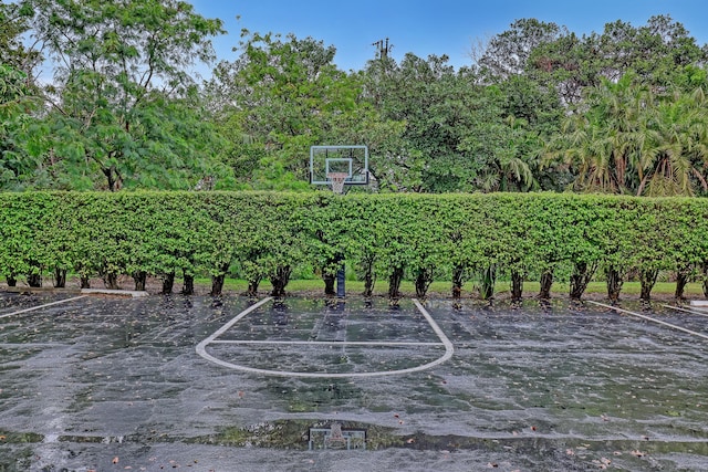 view of sport court