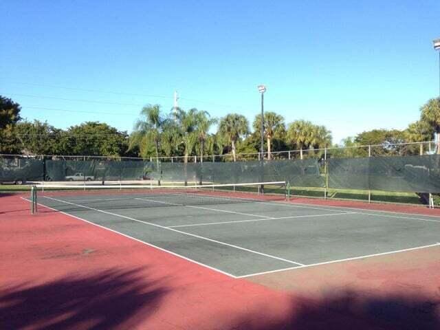 view of tennis court