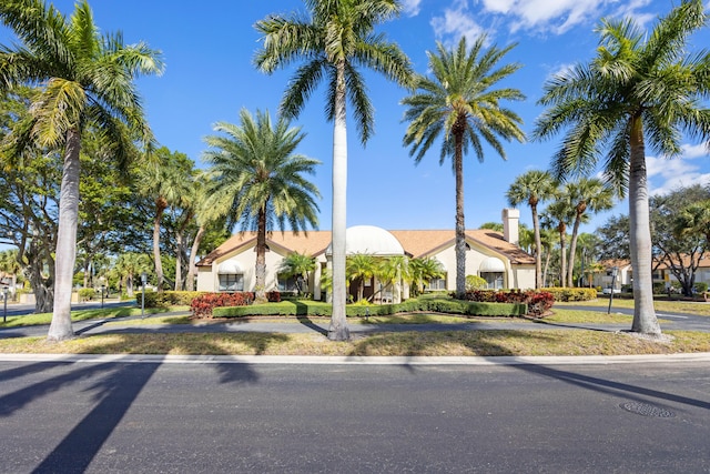 view of mediterranean / spanish house