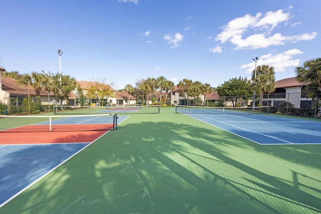 view of sport court