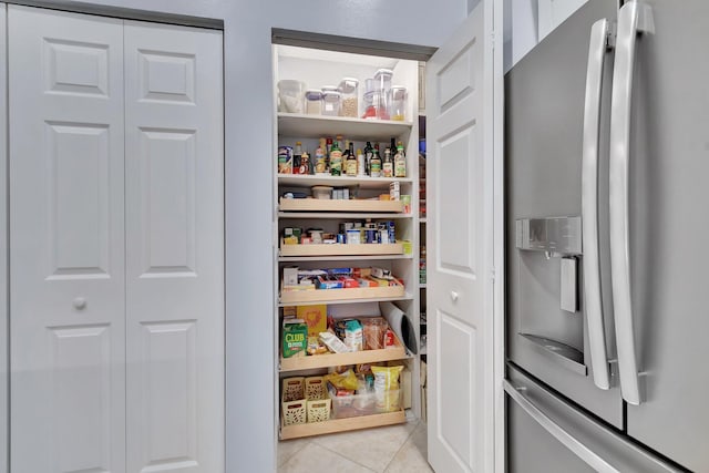 view of pantry