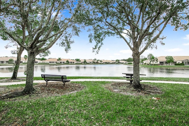 water view featuring a residential view