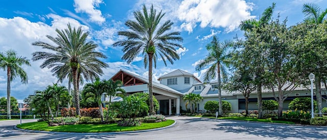 view of property with driveway