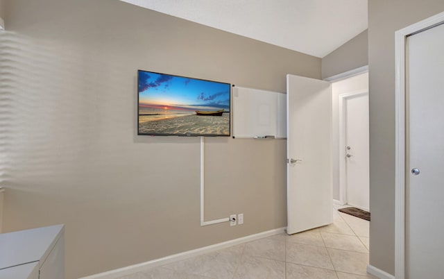 unfurnished bedroom featuring light tile patterned floors