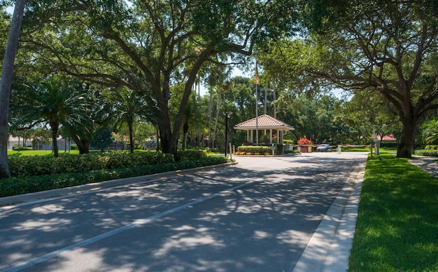 view of home's community with a gazebo