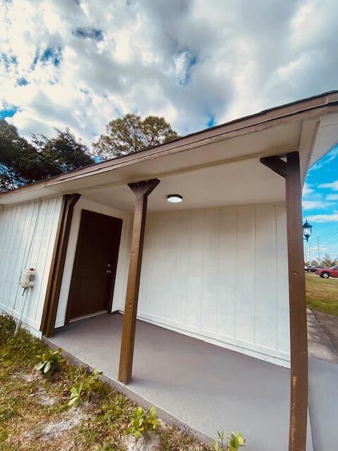 exterior space with a patio area