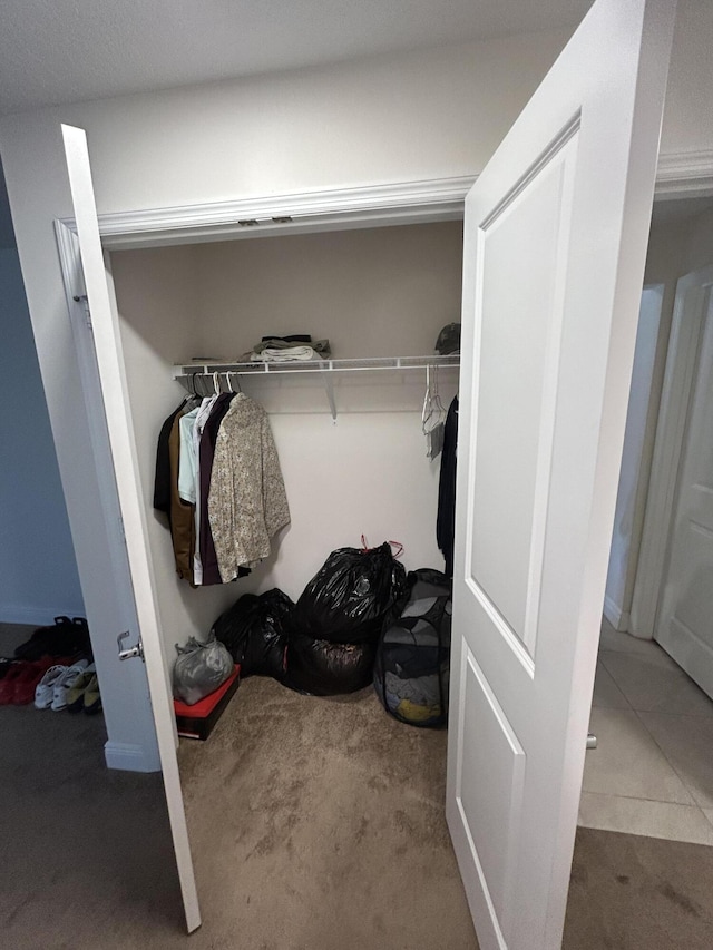 view of closet