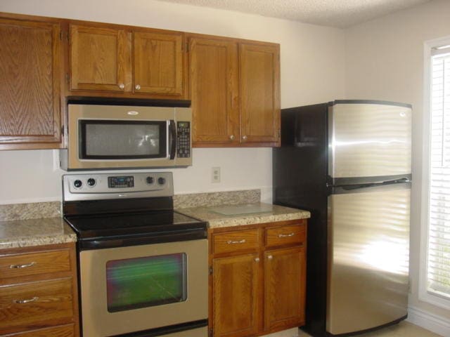 kitchen featuring appliances with stainless steel finishes