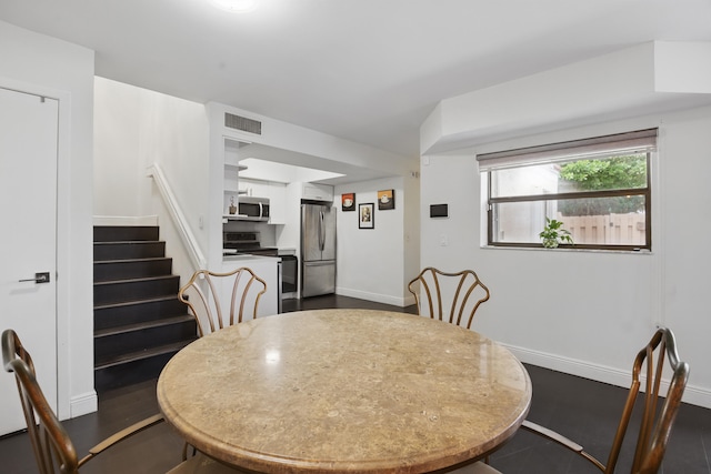 view of dining room