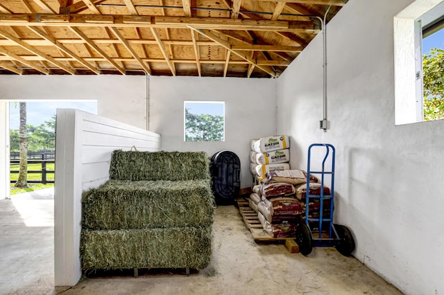 interior space featuring plenty of natural light