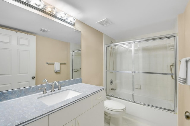 12560 Majesty Cir Unit 401, Boynton Beach, FL 33437 - full bath featuring vanity, shower / bath combination with glass door, and tile patterned flooring