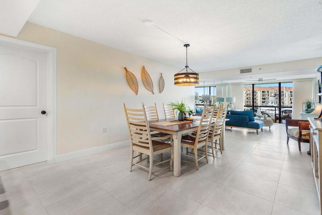 view of dining area